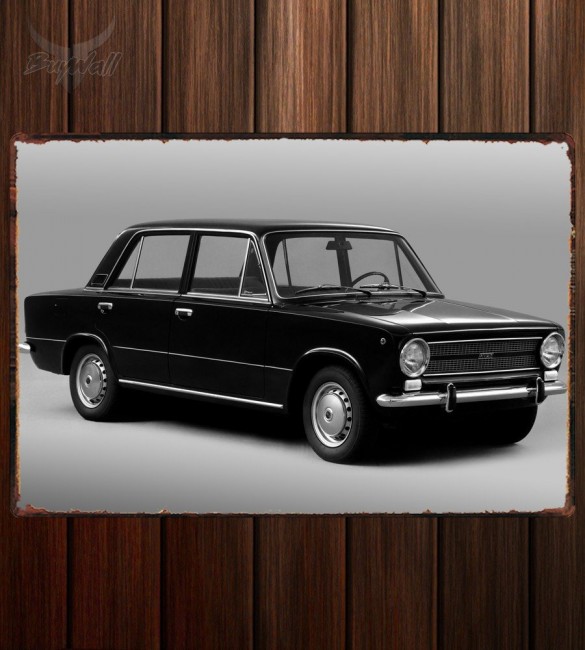 Металлическая табличка Fiat 124 Металлическая табличка Fiat 124